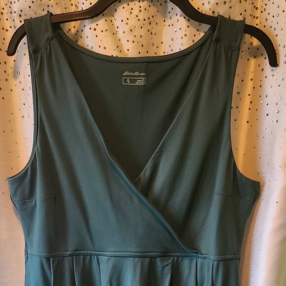💚 Little Green Eddie Bauer Dress – Casual or Dressy - Picture 1 of 3